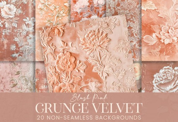 Download Grunge Velvet Blush Pink Fabric Texture - Ink Collection