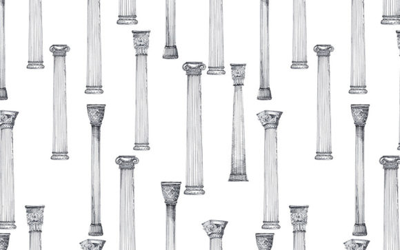 Download Ink Seamless Patterns with Columns - Ink Collection