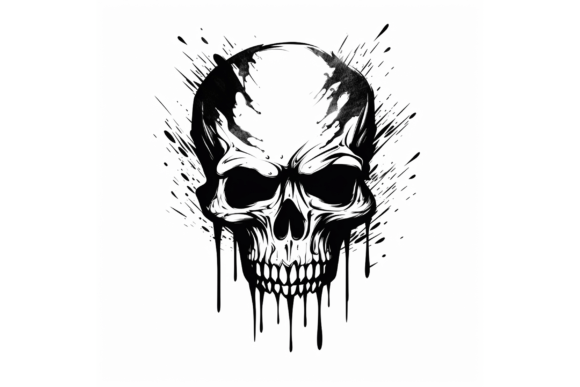 Download Cat Hand Drawing Easy Skull Pumpkin - Wing Collection