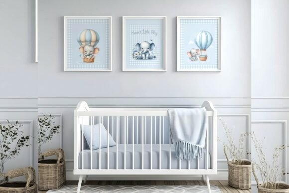 Download Elephant Nursery Wall Art Bundle - Wall art Collection