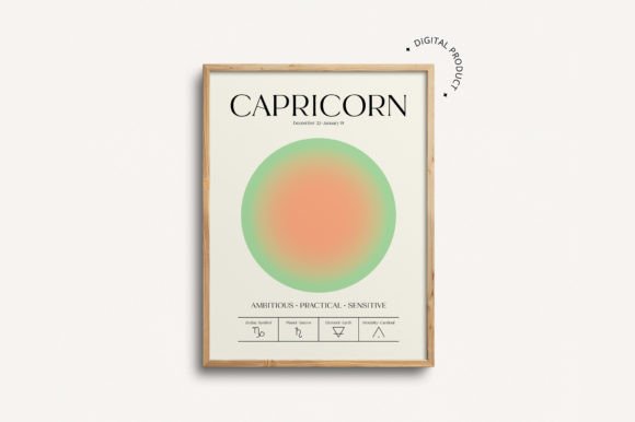 Download Сapricorn Zodiac Printable Wall Art - Wall art Collection
