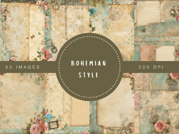 Download Bohemian Style – Vintage Junk Journal &amp; - Bohemian Collection