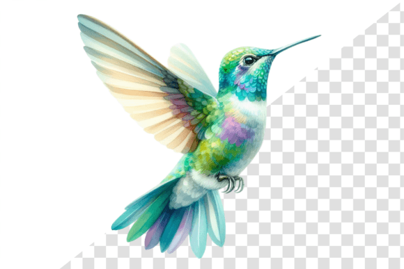 Download Hummingbird Art Watercolors Clipart - Premium Resources