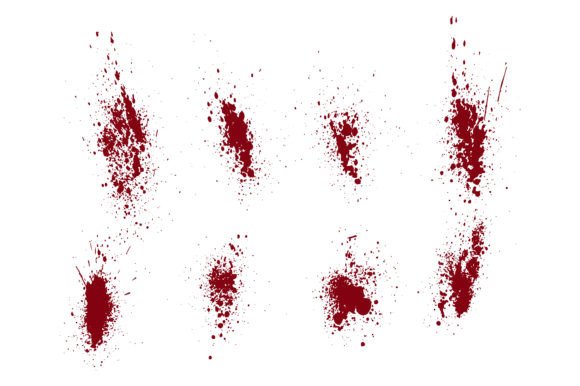 Download Ink Blot Set of Blood Background - Ink Collection