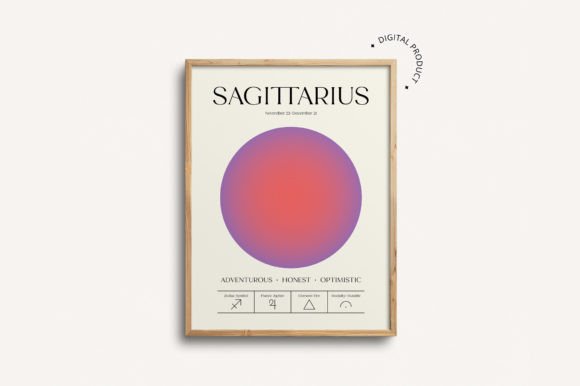 Download Sagittarius Zodiac Printable Wall Art - Wall art Collection