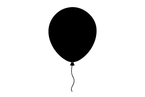 Download Balloon Simple Shape Silhouette - Shape silhouette Collection