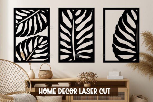 Download Monstera Set Wall Art SVG - Wall art Collection