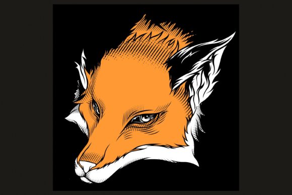 Download Head Fox Hand Drawing Easy to Edit - Wing Collection