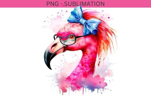 Download Tropical Pink Flamingo Digital Prints - Ink Collection