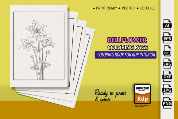 Download Bellflower Drawing Easy Illustration. - Wing Collection