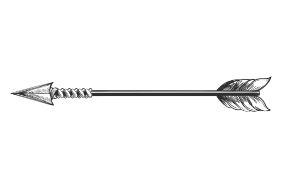 Download Decorative Arrow Sketch. Bohemian Style - Decor Collection