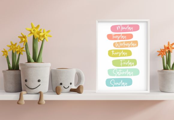 Download Weekday Printable Wall Art - Wall art Collection