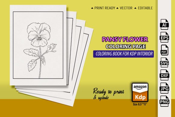 Download Pansy Flower Drawing Easy for Kids - Wing Collection
