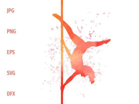 Download Pole Dance Shape Silhouette - Shape silhouette Collection
