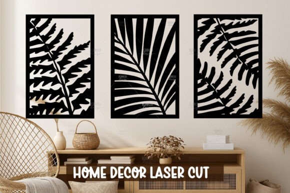 Download Tropical Leaf Set Wall Art SVG - Wall art Collection