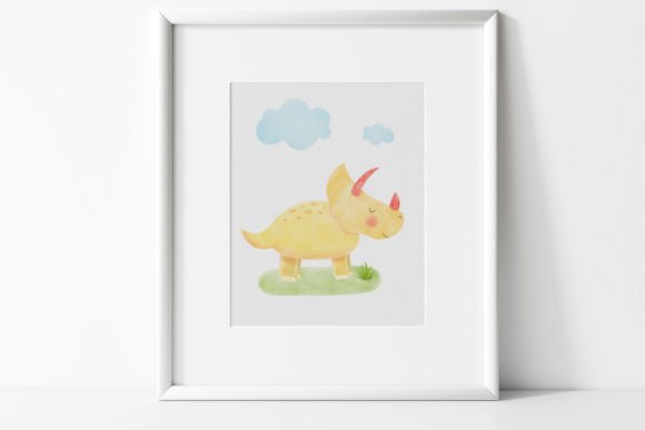 Download Yellow Dinosaur Nursery Wall Art - Wall art Collection